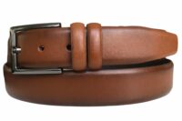 Hakiki Deri 2'li Taba Set, 4,5 cm Kot Spor Kemer & 3,5 cm Kumaş Pantolon Kemeri - Görsel 4