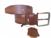 %100 hakiki lüks deri süper 2'li taba, lacivert spor kemer 4.5 cm - Görsel 2