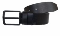%100 hakiki lüks deri 4 cm siyah hem kot hem kumaş kemeri - Görsel 4