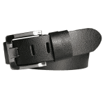 %100 Hakiki Kaliteli Deri 4.5 cm Geniş Dilli Siyah Kot, Spor Kemer