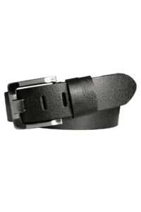 %100 Hakiki Kaliteli Deri 4.5 cm Geniş Dilli Siyah Kot, Spor Kemer