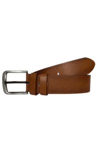 %100 Hakiki Tek Parça Kaliteli Deri 4.5 cm Taba Kot, Spor Kemer - Görsel 2