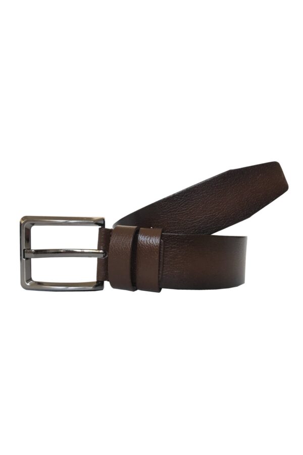 Hakiki Deri 2'li Süper Set Kahverengi, Siyah 4 cm Kemer - Görsel 3