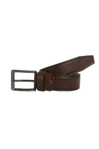 Hakiki Deri 2'li Süper Set Siyah, Taba Kumaş Kemeri 3.5 cm - Görsel 3