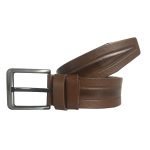 HAKİKİ DERİ DESENLİ TABA KOT KEMERİ 4.5 CM