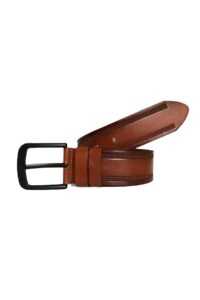 Hakiki Deri Desenli Taba Kot, Spor Kemer 4.5 cm - Görsel 2