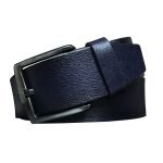 %100 Hakiki Kaliteli Deri 4.5 cm Lacivert Kot, Spor Kemer