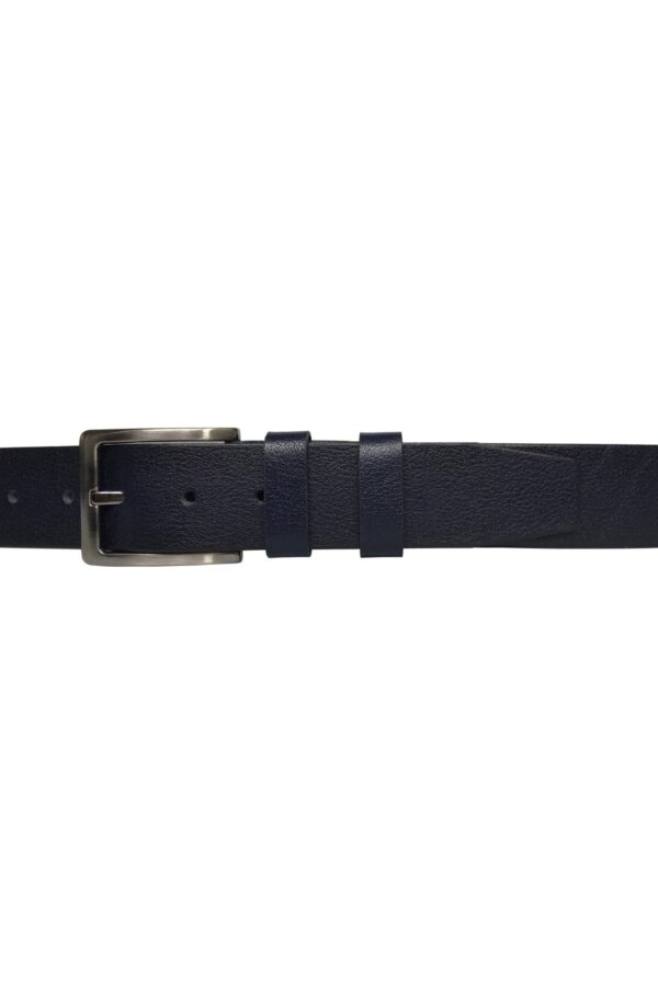Hakiki Deri Lacivert Kemer 4 cm - Görsel 3
