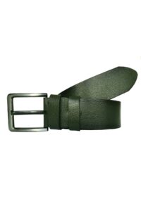 %100 Hakiki Kaliteli Deri, Yeşil 4.5 cm Tek Parça Kot, Spor Kemer - Görsel 2