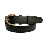 %100 Hakiki Deri Gold Tokalı Yeşil İnce Kadın Kemeri, 3cm