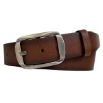%100 Hakiki Deri, Efsane Füme Oval Tokalı; Tosado Kemer 4 cm