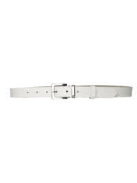 %100 Hakiki Deri, Gümüş Takım Tokalı 3 Cm Süt Beyaz Kadın Kemeri; Elbise, Pantolon Kemeri=3cm-kdn-48 - Görsel 6