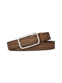 %100 Hakiki Deri, Gümüş Tokalı Kahverengi Desenli 3 cm Kadın Kemeri, Pantolon Kemeri, 3cmkdn50 - Görsel 4