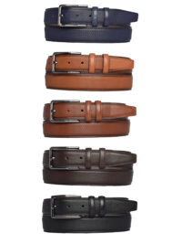 %100 Hakiki Deri, 5'li Mükemmel Set, Nokta Baskılı Kumaş Pantolon Kemeri 3.5 Cm_noktalı