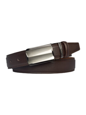 %100 Hakiki Deri, KAPAKLI TOKALI, Koyu Kahverengi Klasik, Kumaş Pantolon Kemeri 3.5 Cm_ortciz_kokdkş
