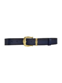 %100 Hakiki Deri, Gold Takım Tokalı 4 cm Lacivert Kadın Kemeri; Kot, Spor Kemer - Görsel 6