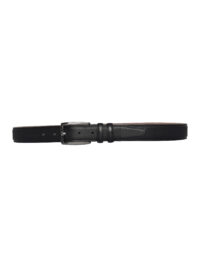 %100 Hakiki Deri, Siyah Dikişli Klasik, Kumaş Pantolon Kemeri 3.5 Cm_Dikisli.Noktalı - Görsel 6