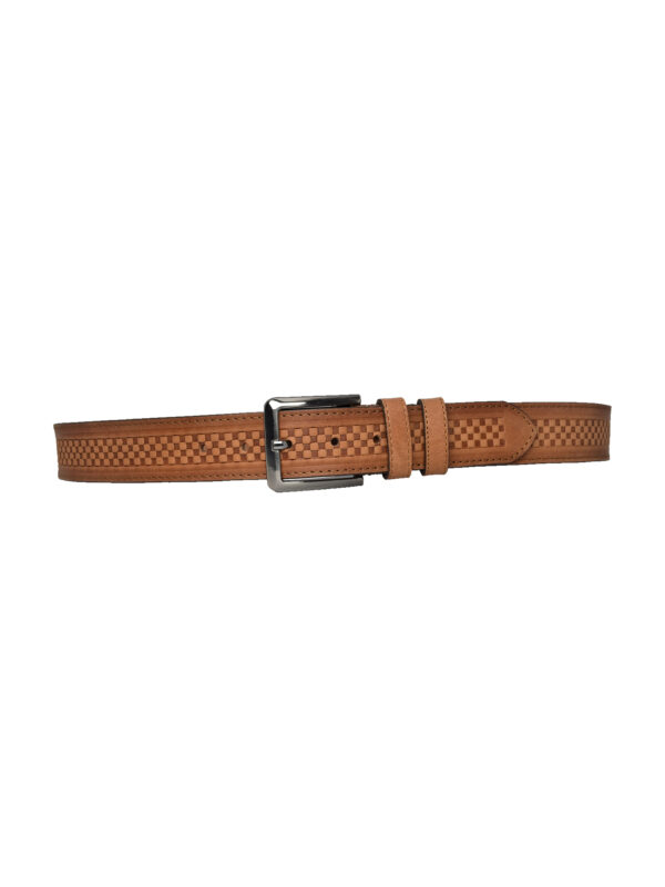 %100 Hakiki Deri Efsane 4 cm Taba Kemer, Kot, Kanvas, Keten Pantolonlarla Uyumlu tiguan.nokta - Görsel 4