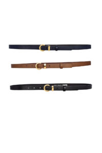 %100 Hakiki Deri 3'lü Set Gold Renk Takım Tokalı 2cm Kadın Kemeri Siyah, Laci, Kahverengi_kilt_gOLD - Görsel 7