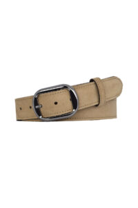 %100 Hakiki Deri, Nikel Tokalı 4 Cm Açık Sarı Süet Kadın Kemeri; Kot, Spor Kemer=süet.23.SARI - Görsel 2