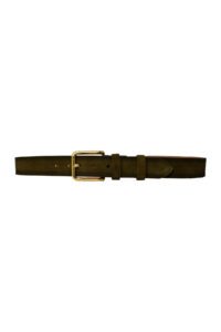 %100 Hakiki Deri, Gold Tokalı 4 Cm Süet Askeri Yeşil Kadın Kemeri; Kot, Spor Kemer=süet.76.ASK.Yeşil - Görsel 8