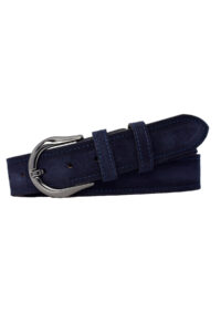 %100 Hakiki Deri, Nikel tokalı 4 Cm Süet Lacivert Kadın Kemeri; Kot, Spor Kemer=süet.70.nik.Lacivert - Görsel 6