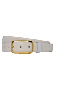 %100 Hakiki Deri, 3 Cm Beyaz Rugan Klasik Kadın Kemeri, Business, İş Kadını, Kumaş, Takım Kemeri-r50 - Görsel 3