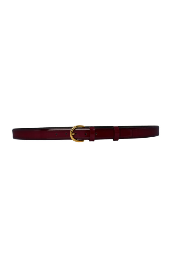 %100 Hakiki Deri, 3 Cm Bordo Rugan Klasik Kadın Kemeri, Business, İş Kadını, Kumaş, Takım Kemeri-r02 - Görsel 6