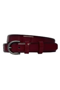 %100 Hakiki Deri, 3 Cm Bordo Rugan Klasik Kadın Kemeri, Business, İş Kadını, Kumaş, Takım Kemeri-r03 - Görsel 2
