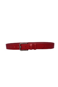 %100 Hakiki Deri, Siyah Nikel Takım Tokalı 4 Cm Kırmızı Kadın Kemeri; Kot, Spor Kemer=nikel.tk.76 - Görsel 6