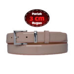 %100 Hakiki Deri, 3 Cm Pudra Rugan Klasik Kadın Kemeri, Business, İş Kadını, Kumaş, Takım Kemeri-r48