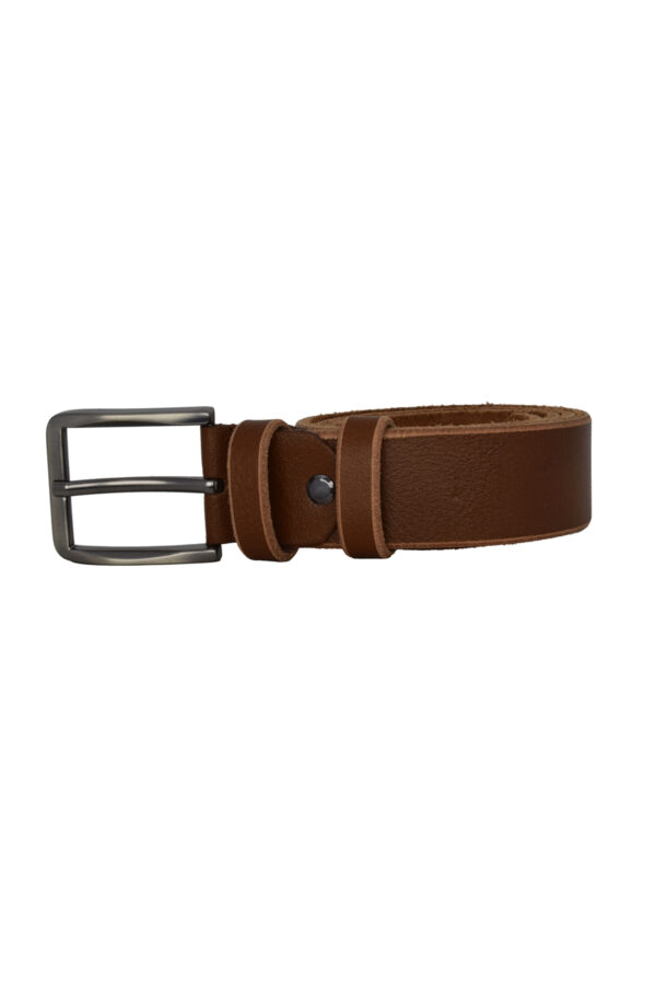 %100 Hakiki Deri, 4 Cm Taba Kemer, Kot, Spor Kemer= kenarsız - Görsel 7