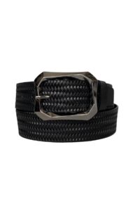 %100 Hakiki Deri, Gümüş Tokalı Siyah Kadın Kot Kemeri 4 Cm=tyc00419804011
