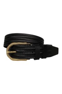 %100 Hakiki Deri, Gold Tokalı Siyah Kadın Kot Kemeri 4 Cm=tyc00419802335 - Görsel 2