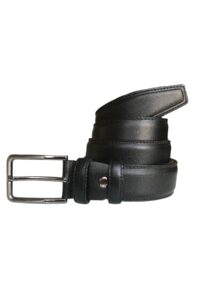 Hakiki Kaliteli Deri 3'lü Set Dikişli Klasik Kumaş Pantolon Kemeri Siyah Lacivert Taba 3,5 Cm=3l.kla - Görsel 2