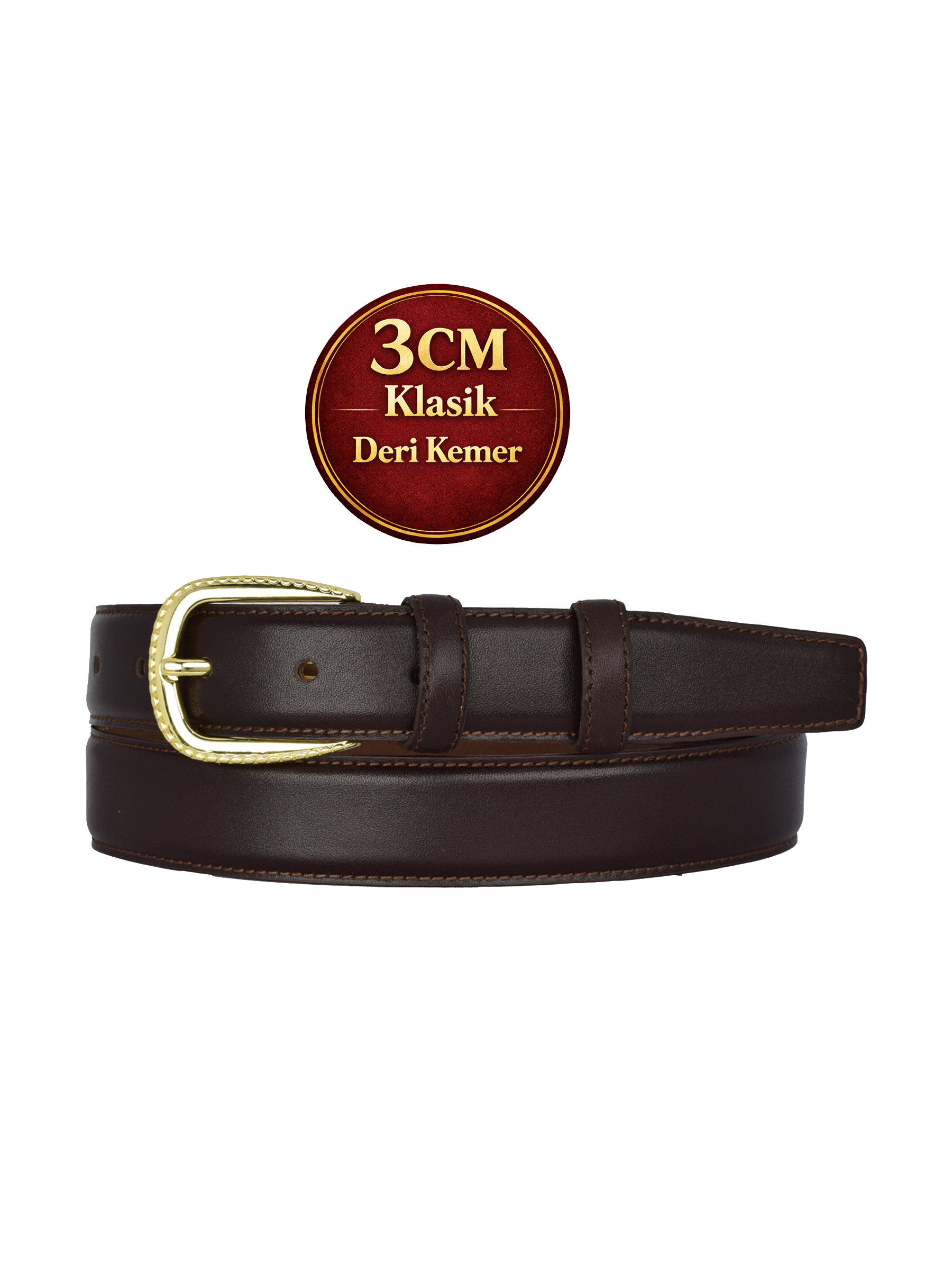 3cm-klasik-31.gold-koka-0.logo_.jpg Hakiki Deri, 3 cm Gold Renk Tokalı, Koyu Kahverengi, Dikişli Klasik Kadın Kemeri, 3cmkla31 - Görsel 1